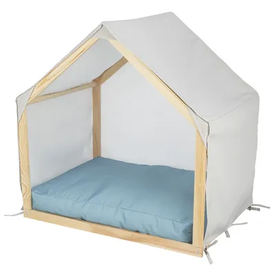 TRIXIE Höhle Lias mit Holzgestell - L 88 x B 61 x H 89 cm 