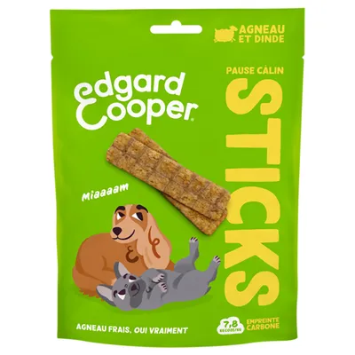 Edgard & Cooper Dog Strips - Lam & Kalkoen (3 x 75 g)
