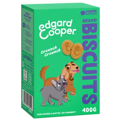Edgard & Cooper Adult Biscuits voor Honden - Appel (2 x 400 g) Edgard & Cooper Adult Biscuits voor Honden - Appel (2 x 400 g)