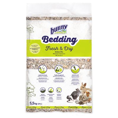 Bunny Bedding Fresh & Dry Ekonomipack: 2 x 29 l (11 kg)