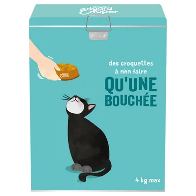 Conteneur à croquettes Edgard & Cooper pour chat - 6 kg