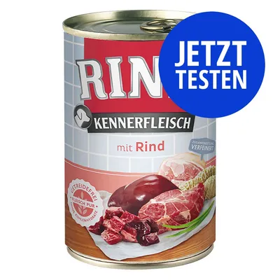 Rinti Kennerfleisch mit Rind, getreidefrei, Fleisch pur, ohne Kohlenhydrate. Jetzt testen. Rinti Kennerfleisch mit Rind, getreidefrei, Fleisch pur, ohne Kohlenhydrate. Jetzt testen.