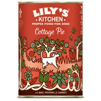 Lily's Kitchen Vispastei met Erwten 6 x 400 g - Rund met aardappelen en wortelen