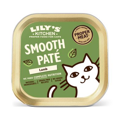 Lot Lily’s Kitchen Smooth Paté 38 x 85 g pour chat agneau