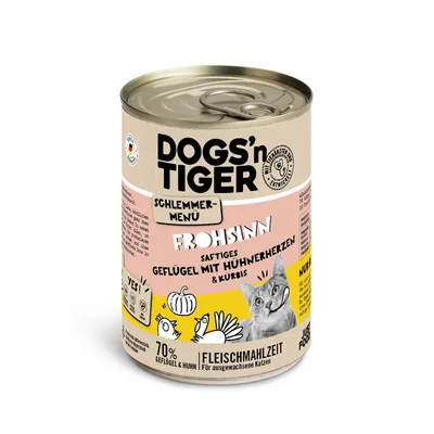 Pachet economic Dogs'n Tiger Gourmet Menü 12 x 400 g - Pasăre cu pui