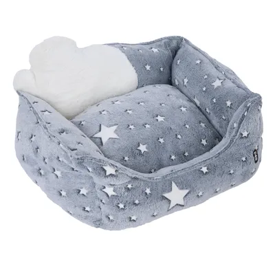 TIAKI legowisko dla psa Glowing Stars - Dł. x szer. x wys.: 70 x 50 x 25 cm