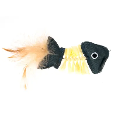 Jouet Modern Living Poisson en toile pour chat – 1 jouet