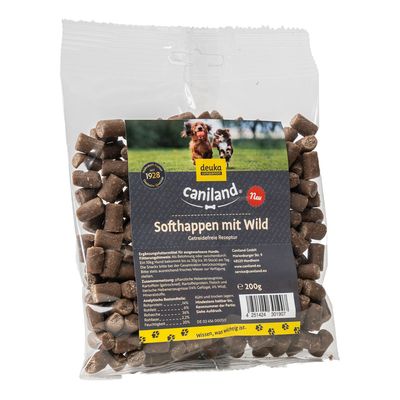 Caniland Softhappen Getreidefrei mit Wild Sparpaket: 2 x 200 g
