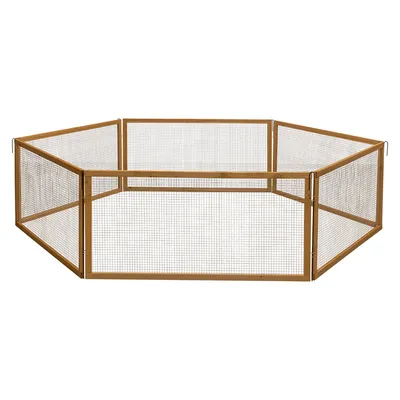Enclos extérieur en mailles VARIO de Kerbl Pet - L 120 x l 120 x h 59 cm, 6 éléments
