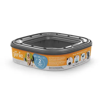 Recharge Pet Genie pour poubelle à déchets pour chien - 1 recharge (SANS poubelle)