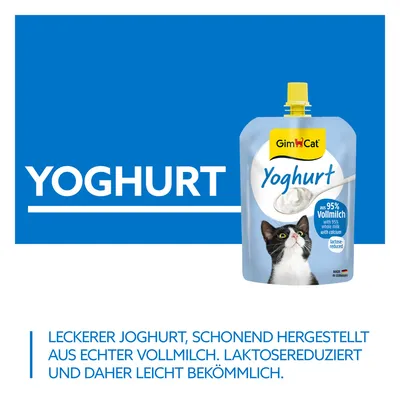 Sparpaket GimCat Katzensnacks - Yoghurt (6 x 150 g)
