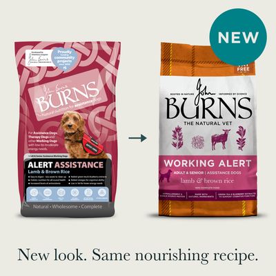Burns Working Alert Assistance - Lamb & Brown Rice - Multibuy: 2 x 12kg
