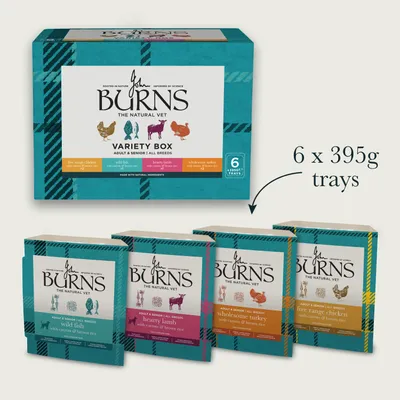 Burns Variety Box Wet Dog Food 6 x 395g - 6 x 395g