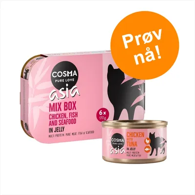 Blandet Prøvepakke: Cosma Thai/Asia i Gelé