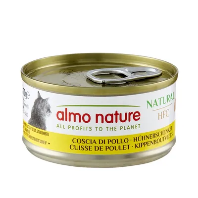 Almo Nature HFC Natural 6 x 70 g pour chat - cuisse de poulet
