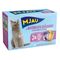 Ekonomipack: Mjau Cat Pouch 48 x 85 g Mixpack Köttmeny i gelé (4 sorter)