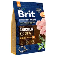 Brit Premium by Nature Adult Medium Breed s piščancem - 3 kg