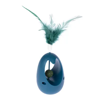TIAKI Catnip Tumbler with Feathers - 1 Toy TIAKI Catnip Tumbler with Feathers - 1 Toy