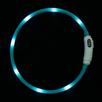 Collare Ricaricabile Usb Luci LED Collare Per Cani Dokkita - Ricaricabile USB, Impermeabile IPX8, RGB Lampeggiante Collari Led Per Cani