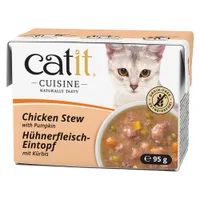 Catit Cuisine Eintopf 12 x 95 g - Huhn mit Kürbis