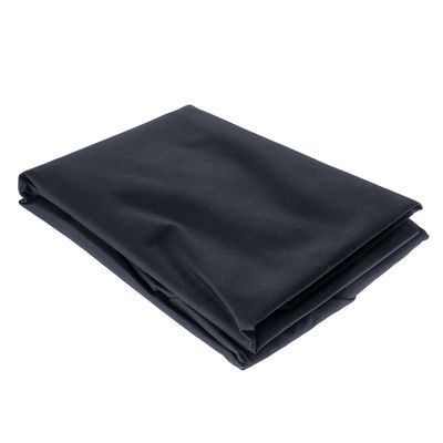 Folded black fabric, possibly suitable for pet accessories or covers.