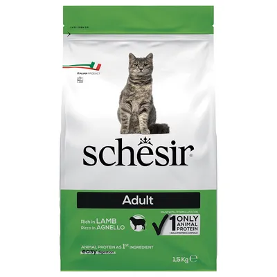 Schesir Cat Original met lam - Dubbelpak: 2 x 1,5 kg