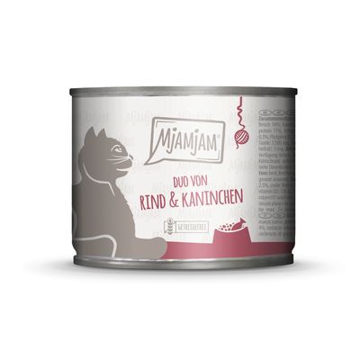 MjAMjAM Duo 6 x 200 g Wołowina i królik