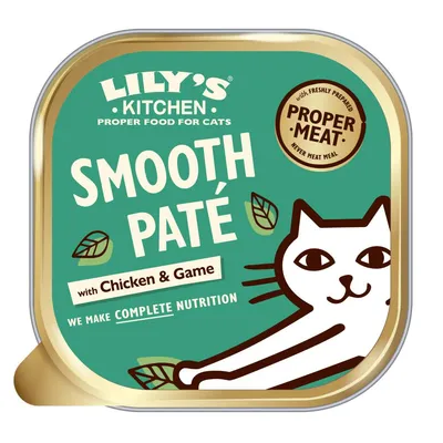 Lily's Kitchen Chicken & Game Paté - 19 x 85g Lily's Kitchen Chicken & Game Paté - 19 x 85g