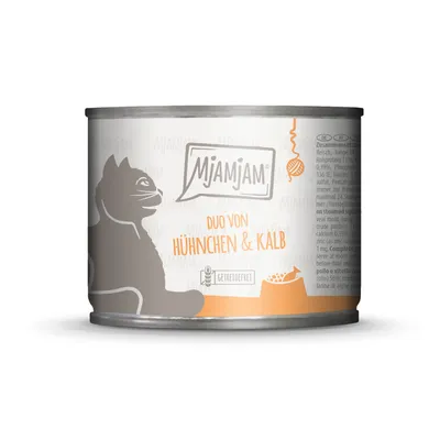 MjAMjAM Duo 6 x 200 g - Huhn & Kalb