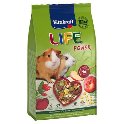 Vitakraft Life Power Meerschweinchen Sparpaket: 5 x 600 g