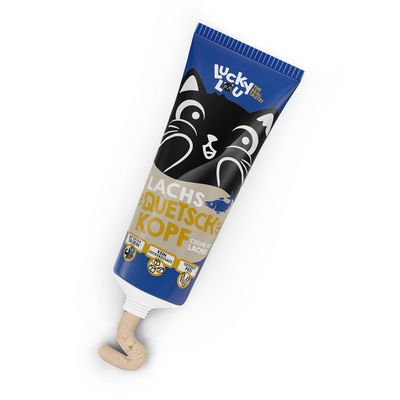 Lucky Lou krem z łososia Quetschkopf z łososiem. Bez dodatku cukru, bez miejsca do wycofania, bez zbóż.