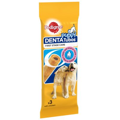 Pedigree Puppy DentaTubos Saver Pack: 9 Treats (3 x 72g)