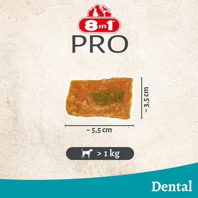 8in1 Fillets Pro Dental - Varčno pakiranje: 3 x 80 g