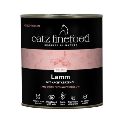 catz finefood Purrrr, 12 x 800g/750g No. 111: Jagnięcina, 12 x 800 g