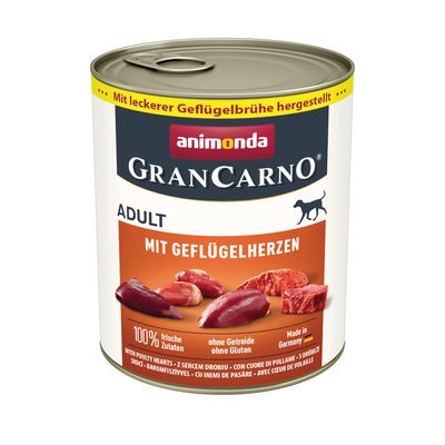 Эконом-упаковка Animonda Original GranCarno Adult 12 x 800 г Птичьи сердечки