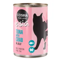 Cosma Asia in Jelly Saver Pack 12 x 400g - Tuna with Crab Meat