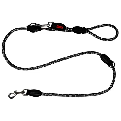KONG Verstellbare Seilleine - 200 cm lang, schwarz