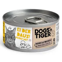 Sparpaket Dogs'n Tiger Cat Filet 24 x 70 g - Hühnerfilet mit Ei