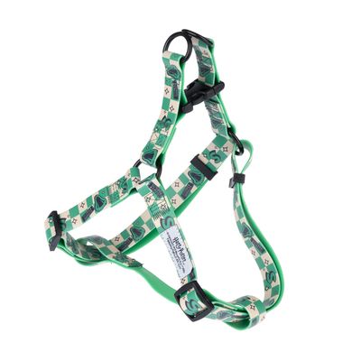 Harry Potter Slytherin Geschirr, grün Größe S: 39 - 51 cm Brustumfang