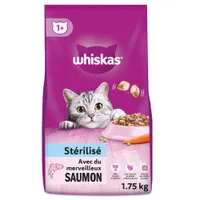 Whiskas Sterile, łosoś - 2 x 1,75 kg