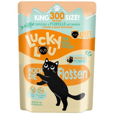 Sparpaket Lucky Lou Adult 24 x 300 g Geflügel & Forelle