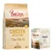Set prova misto! Purizon 400 g crocchette + 40 g snack per gatti Pollo & Pesce