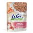 Multipack risparmio! Life Cat Natural Adult Buste 12 x 70 g umido gatto Tonno con Gamberetti