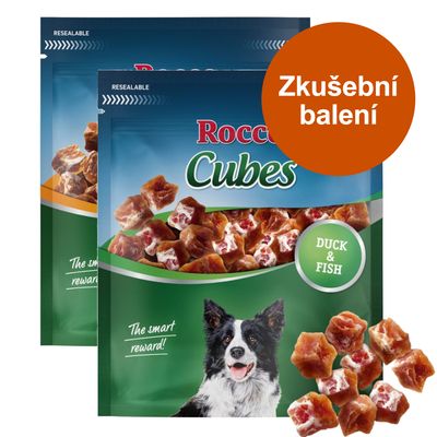 Balení na vyzkoušení Rocco Cubes kuřecí & kachní 2 x 150 g