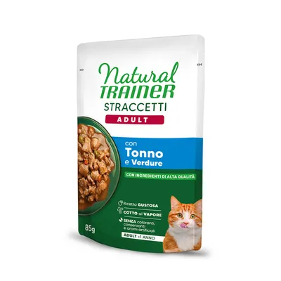 Natural Trainer Straccetti Adult, paski w sosie, 22 x 85 g - Dorsz