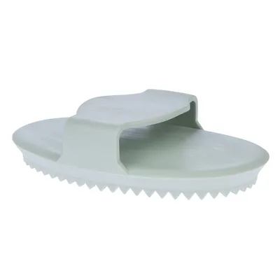 kooa Gummi-Striegel - ca. L 16 x B 11 x H 4 cm, hellgrün (Größe L)