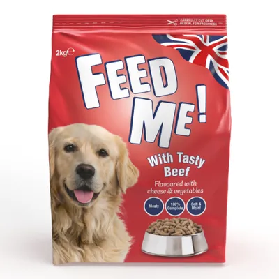 HiLife FEED ME - Tasty Beef Dry Dog food - 6kg (3 x 2kg)
