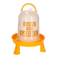 Abbeveratoio in plastica Kerbl Pet "Ladies" per galline - 3 l / Ø 23 x H 28 cm