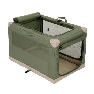 Transportín plegable zooplus Basics para perros - 76 x 50,5 x 48 cm  (L x An x Al)