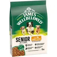 James Wellbeloved Senior Dog Hypoallergenic Turkey & Rice - 15kg